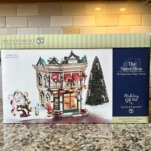 Department 56 Sweet Shop 5 piece holiday gift set **RETIRED**